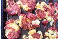 Golden-Crisp Smashed Potatoes with Fragrant Herb Ghee