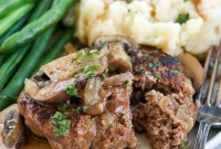 Grandma’s Comfort Salisbury Steak with Savory Mushroom Gravy