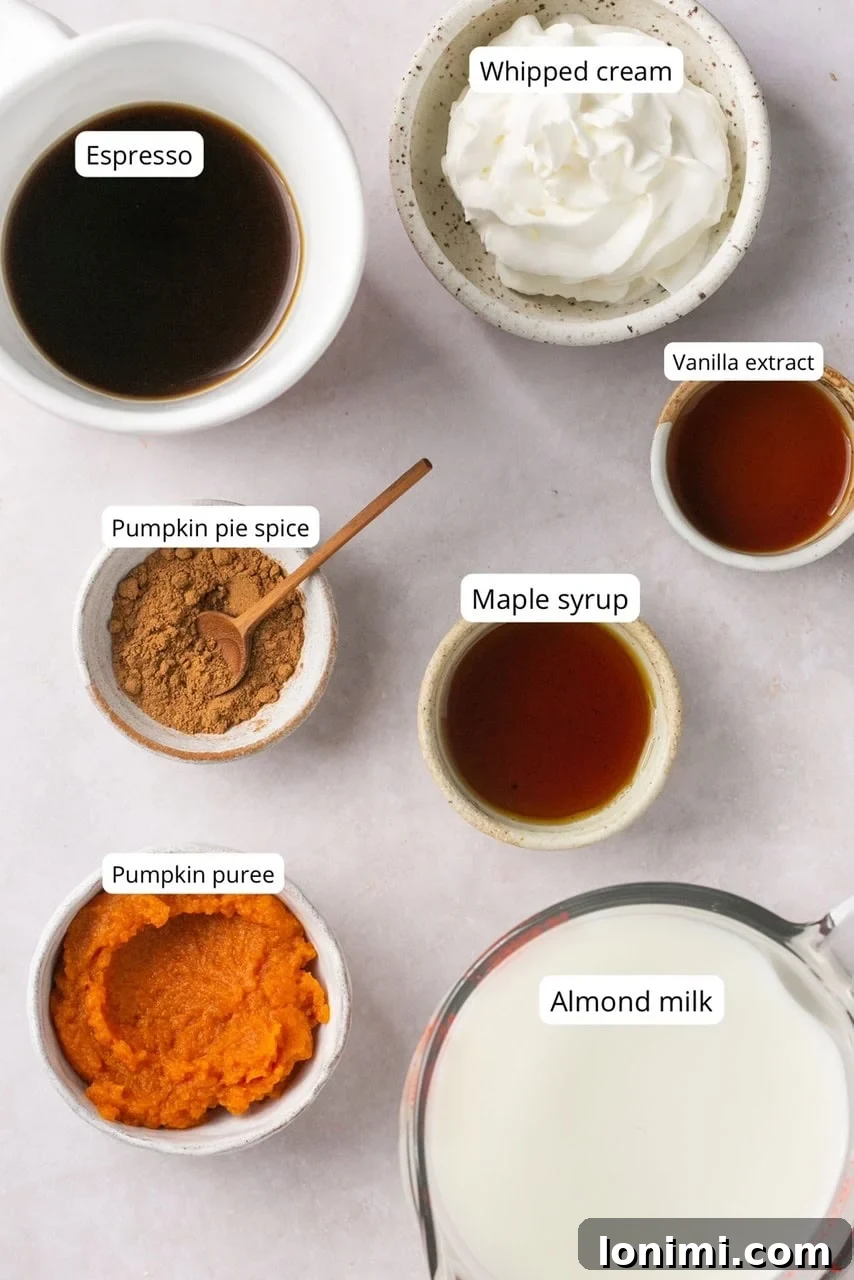 recipe ingredients in nesting bowls and labeled