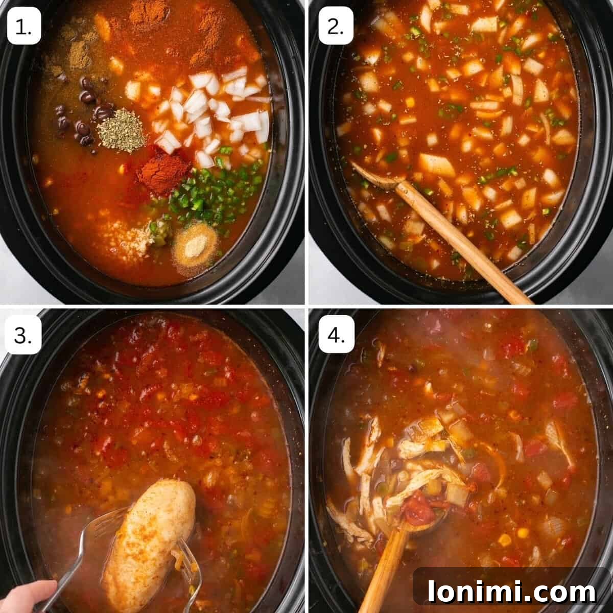 Chick-fil-A Inspired Tortilla Soup 4 Step by step instructional photos for how to make this chick fil a tortilla soup copycat