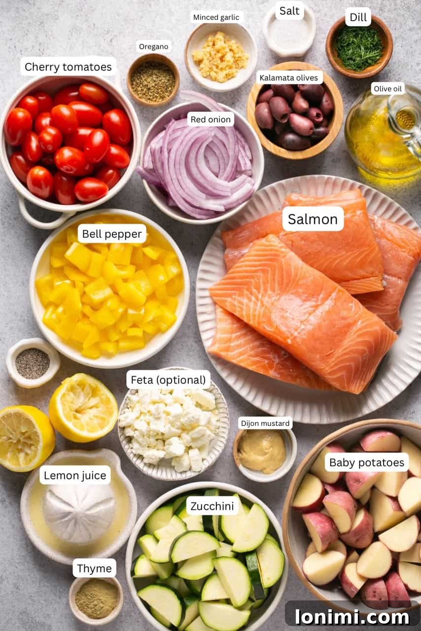Recipe ingredients in small bowls, clearly labeled for easy understanding.