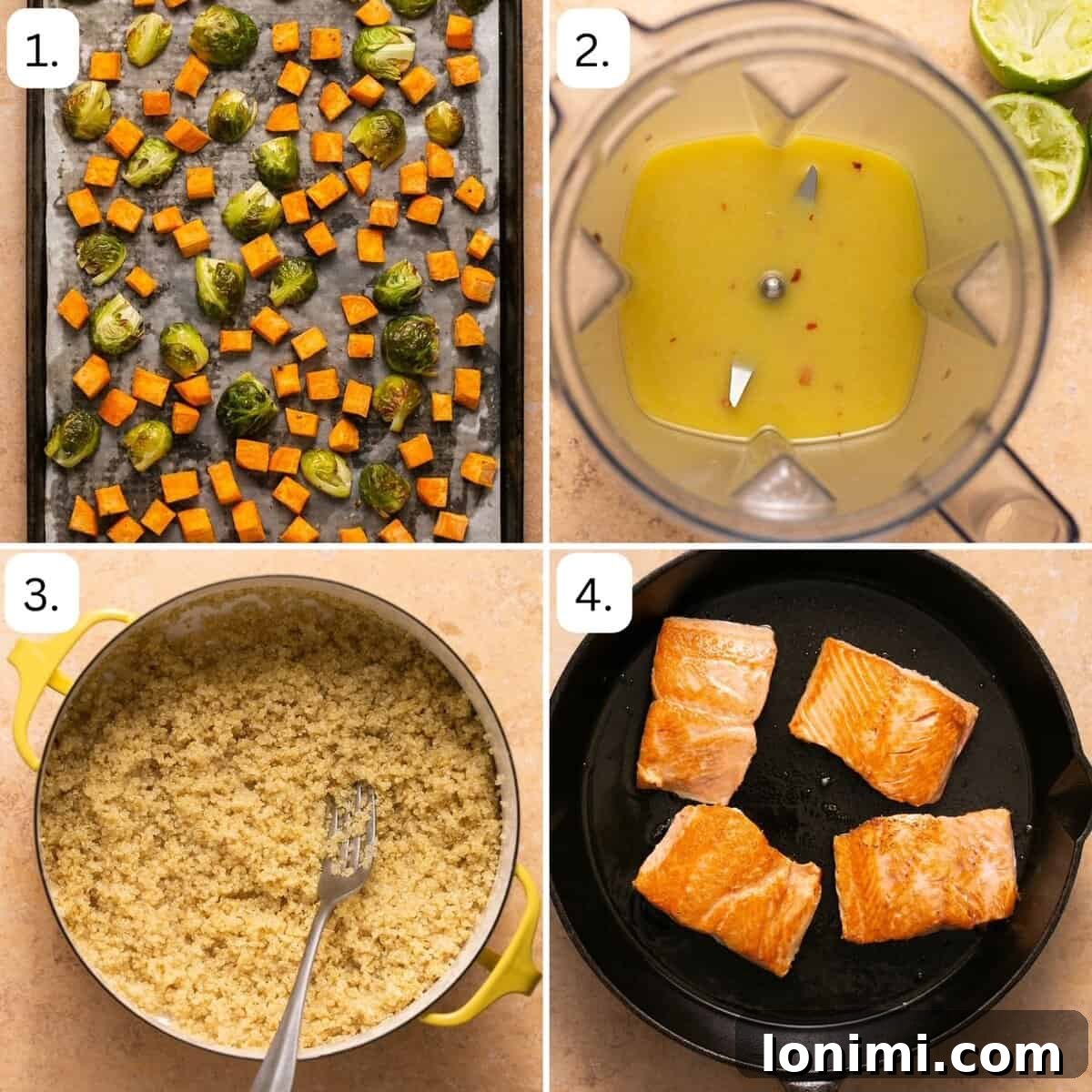 numbered step by step photos showing how to make this recipe. 