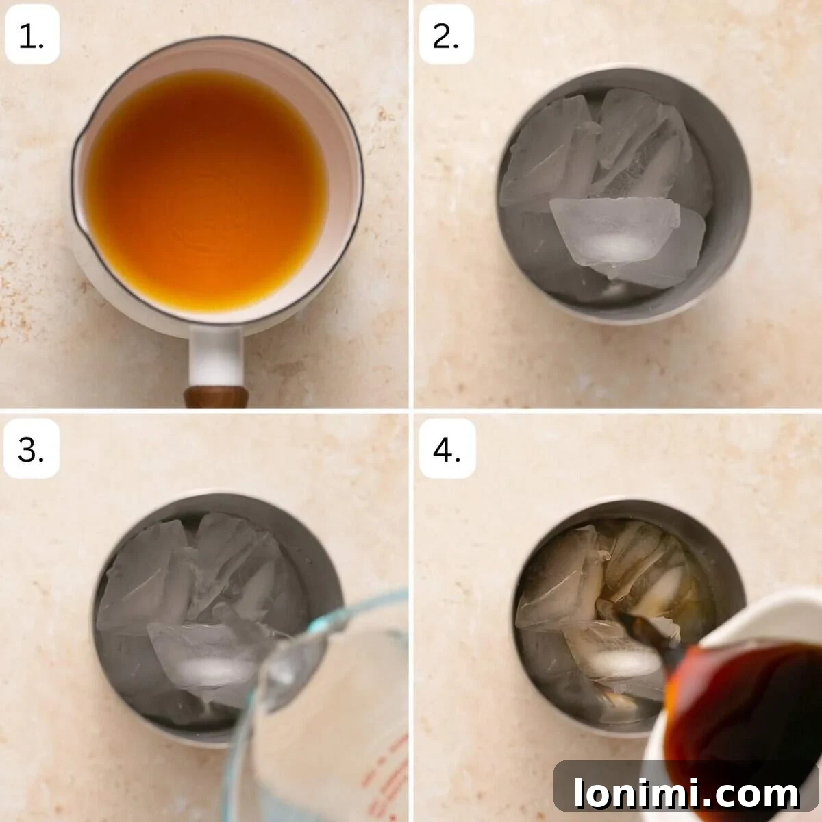 Espresso Martini Perfection The Kahlua Secret 4 steps for making a martini with espresso, vodka and kahlua