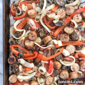 Sheet Pan Italian Sausage & Peppers