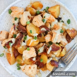 Whole30 Loaded Potato and Buffalo Chicken Casserole