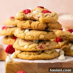cookies stacked on a piece of wood
