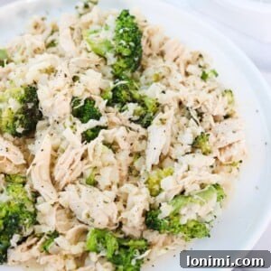 Instant Pot Chicken Broccoli & Rice Casserole