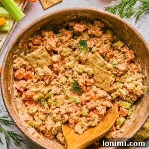 High Protein Easy Buffalo Tuna Salad