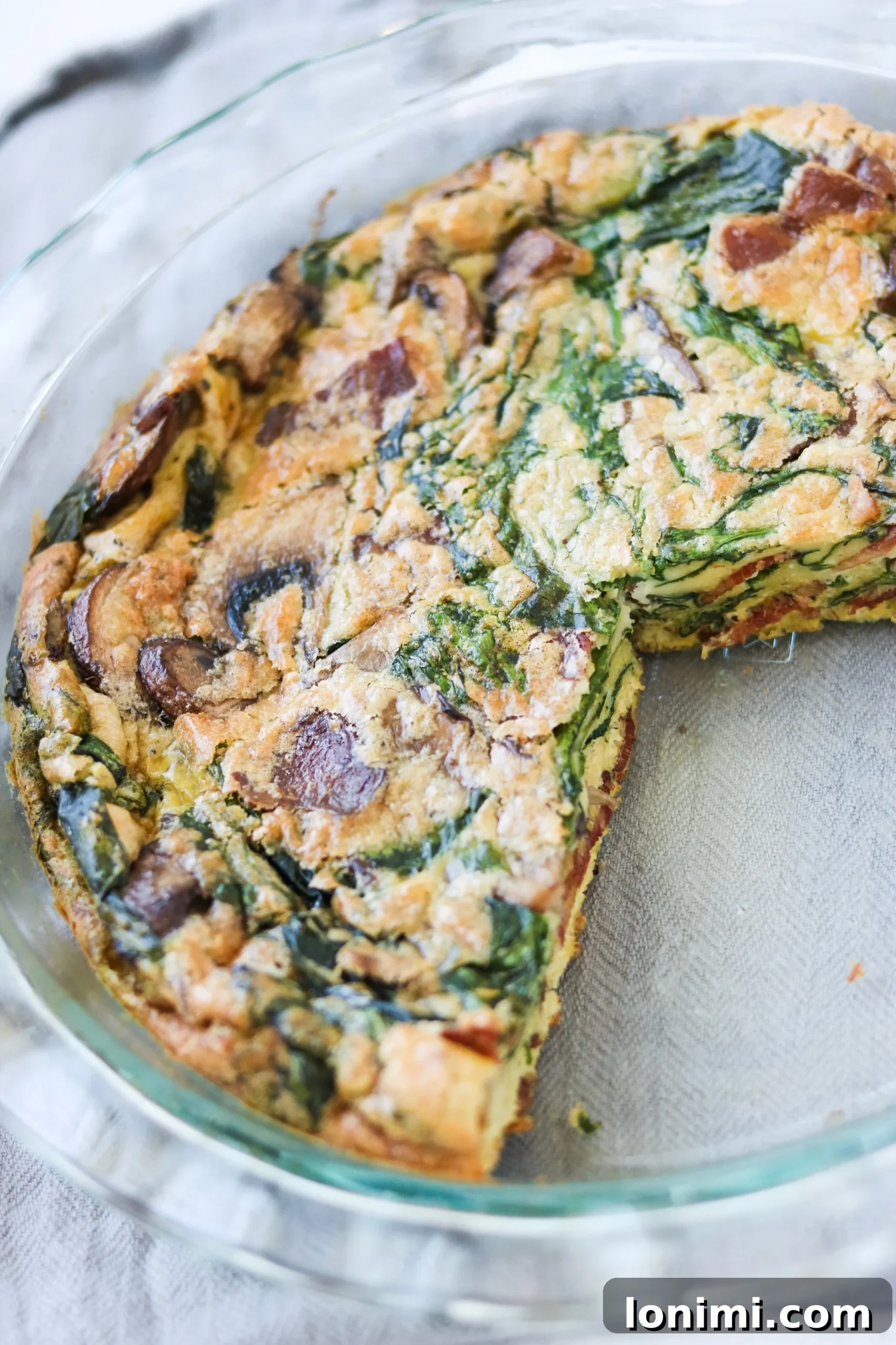 Whole30 Spinach Bacon Mushroom Frittata 3 img 2147 2 scaled