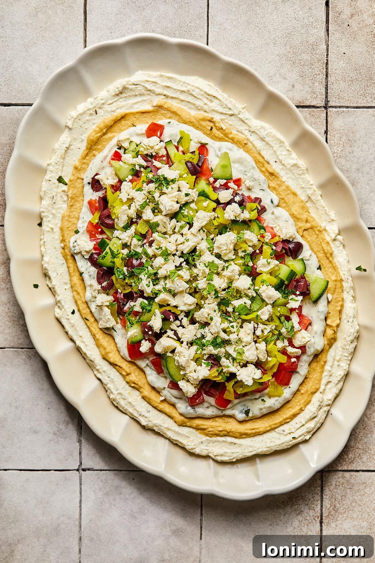 Effortless Mediterranean Layered Feta Dip 9 Greek dip