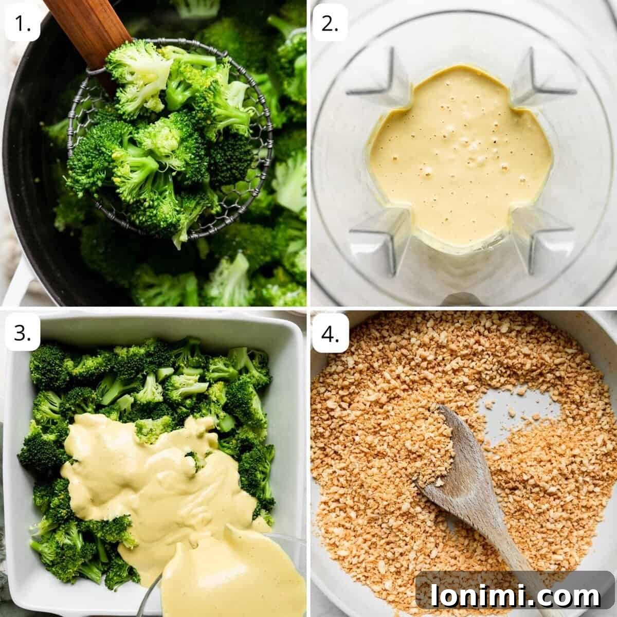 numbered step by step photos showing how to make this recipe