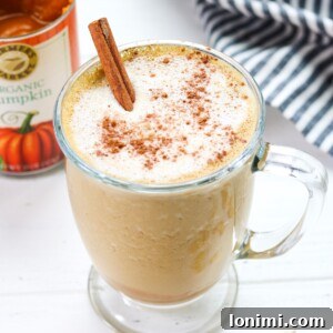 Creamy Cashew Pumpkin Spice Latte