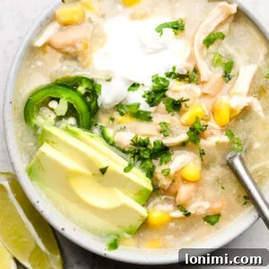 slow cooker salsa Verde chicken chili