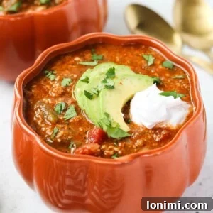 Instant Pot Pumpkin Turkey Chili