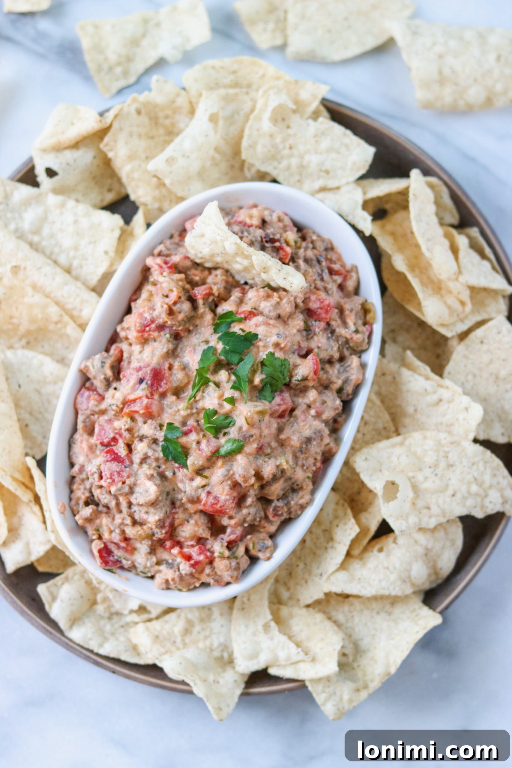Labor Day Weekend Rewind 10 Easy 3-ingredient dairy-free sausage dip, a quick and delicious appetizer