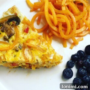 Butternut Squash Noodle Frittata