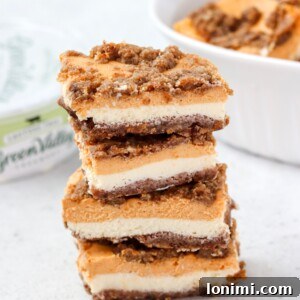 Decadent Grain Free Gluten Free Lactose Free Pumpkin Cheesecake Bars 6 Grain Free Pumpkin Cheesecake Bars - A visually appealing shot of the final dessert