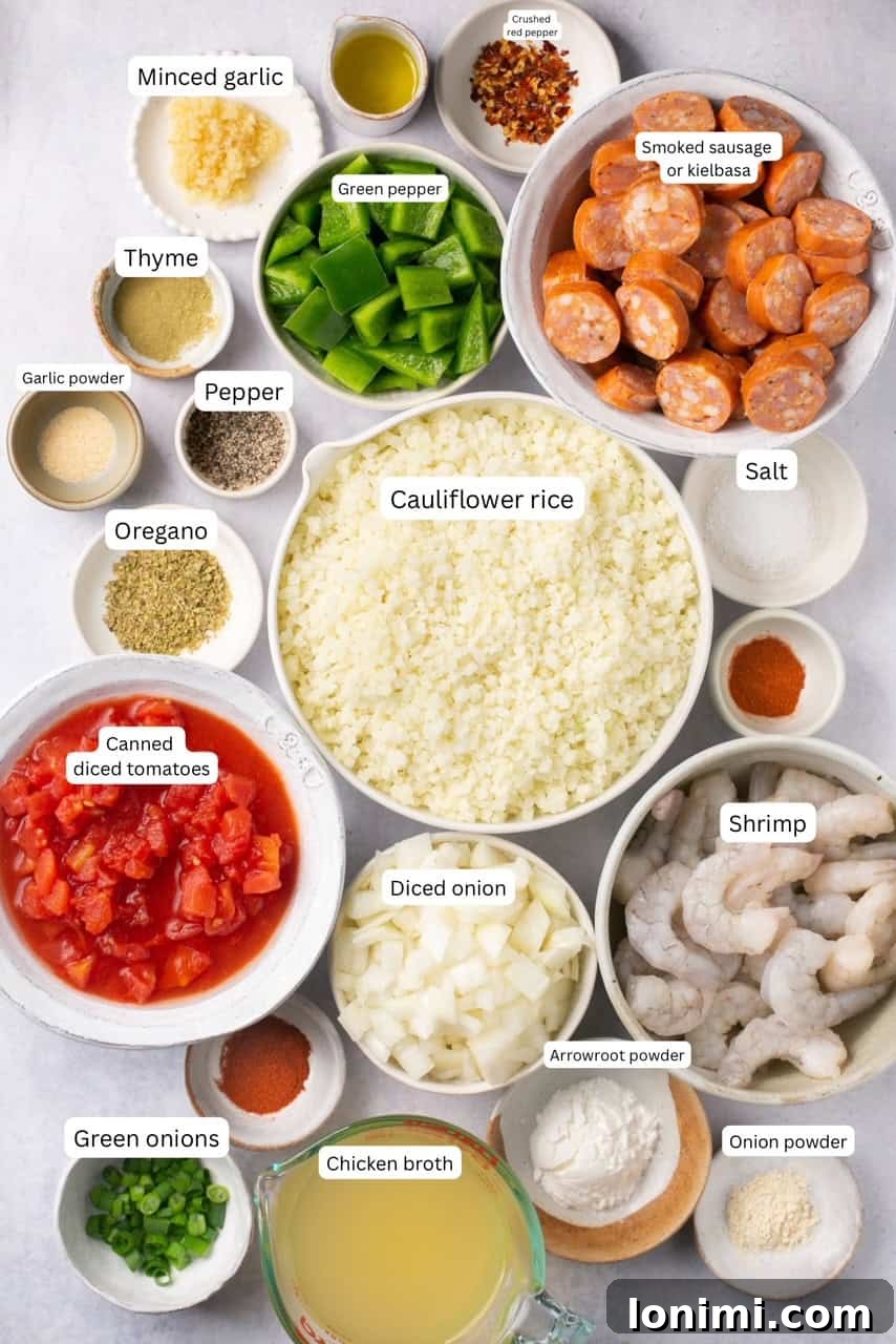 recipe ingredients in nesting bowls and labeled