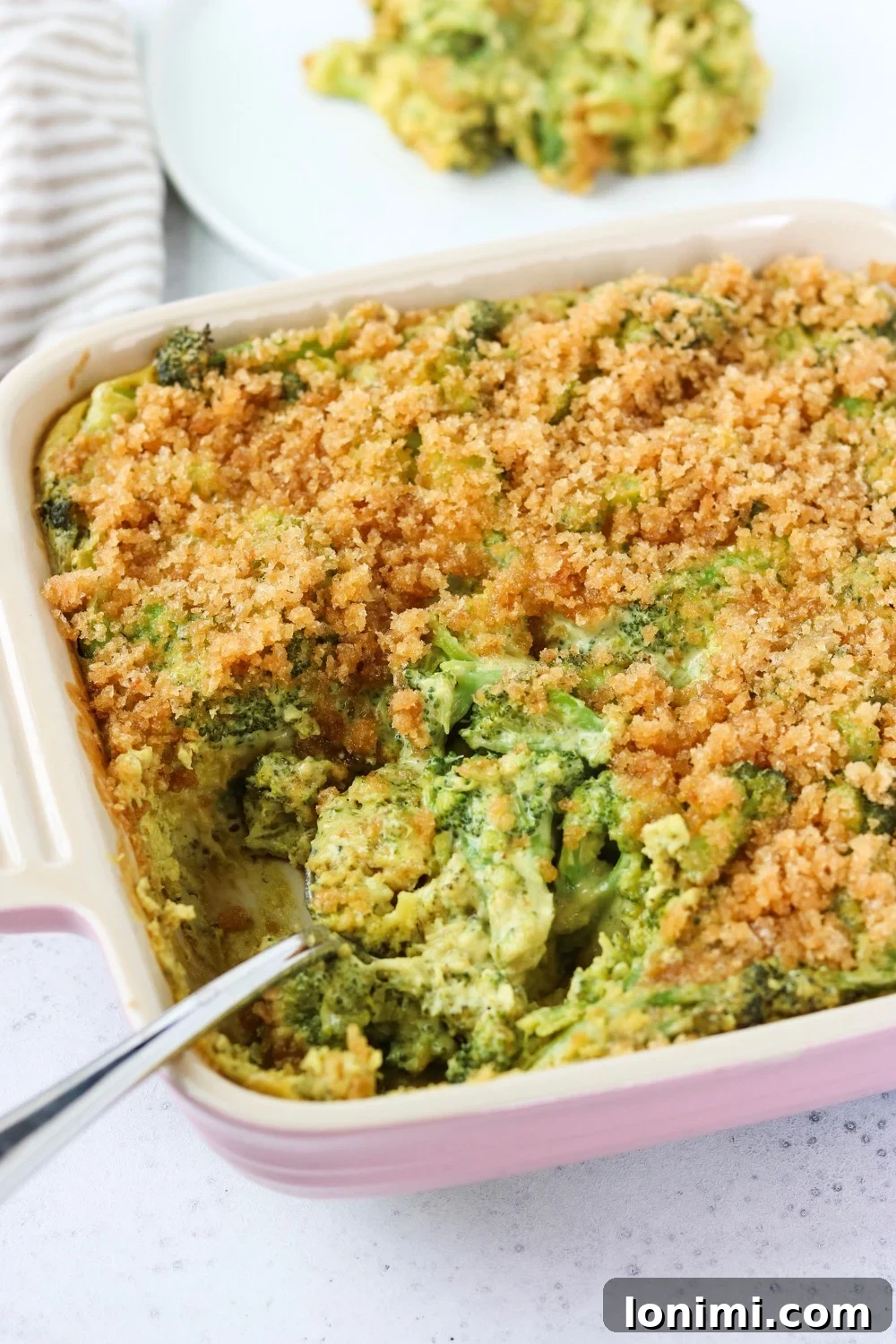Dairy-Free Cheesy Broccoli Casserole Whole30