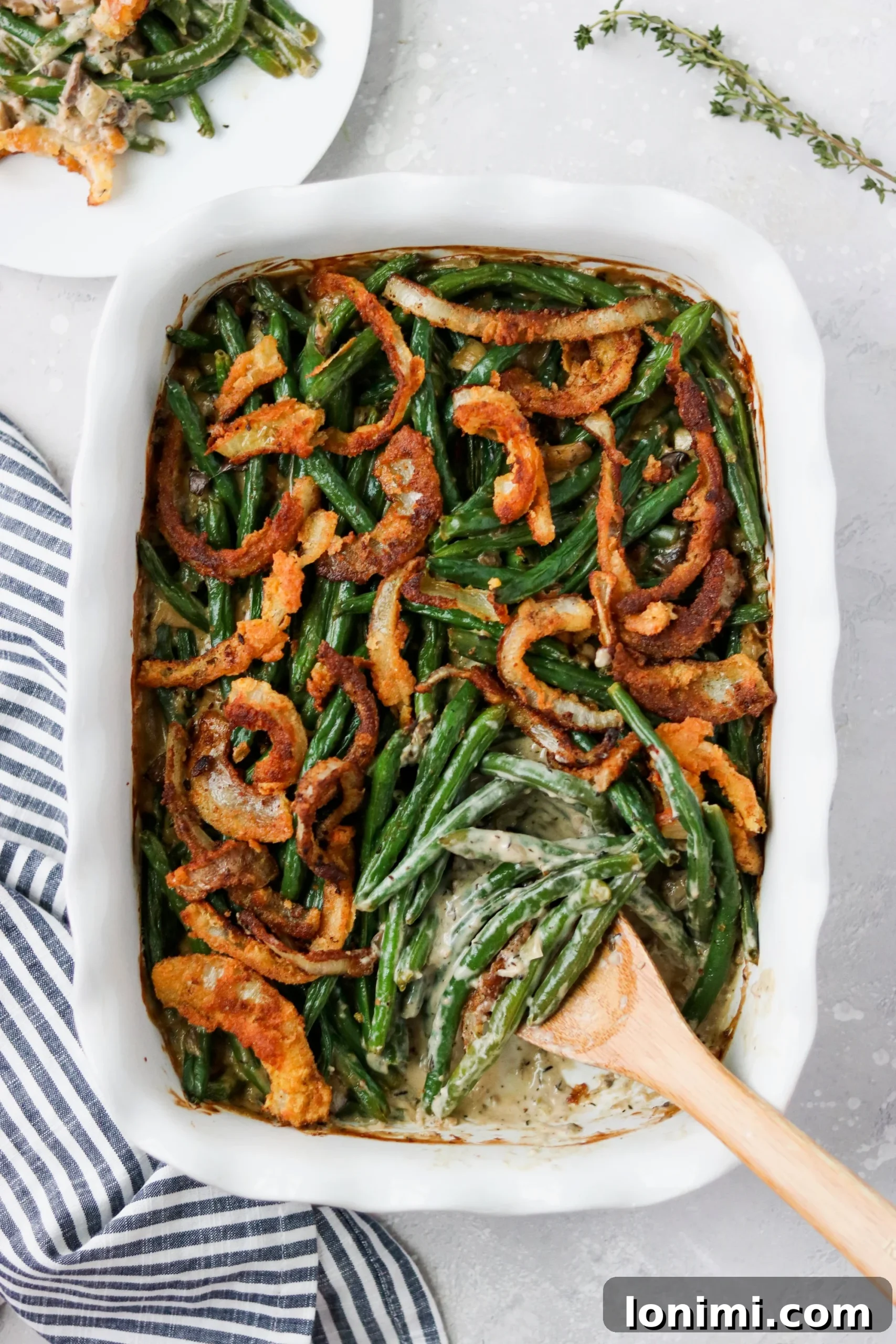 Whole30 Keto Green Bean Casserole