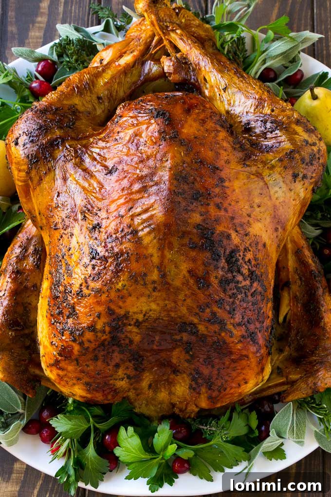 Perfectly Roasted Herb Turkey