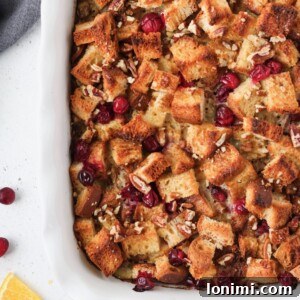 Zesty Orange Cranberry Overnight French Toast Bake Gluten and Dairy Free 7 Overnight French Toast Casserole with Orange and Cranberry