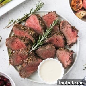 Pan-Seared Beef Tenderloin with Zesty Dairy-Free Horseradish Sauce 7 Aussie Beef Tenderloin with Dairy Free Horseradish Sauce