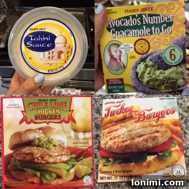 Trader Joe Whole30 Essentials 3 Trader Joe's Frozen Wild-Caught Salmon, Carrot Spirals, Hazelnuts, Acai Packs, and Cauliflower Rice for Whole30