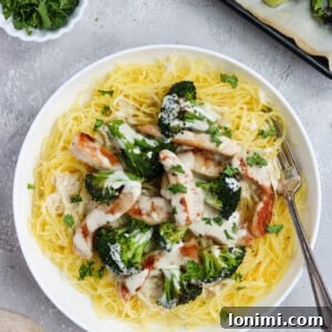 Whole30 Chicken Broccoli Alfredo