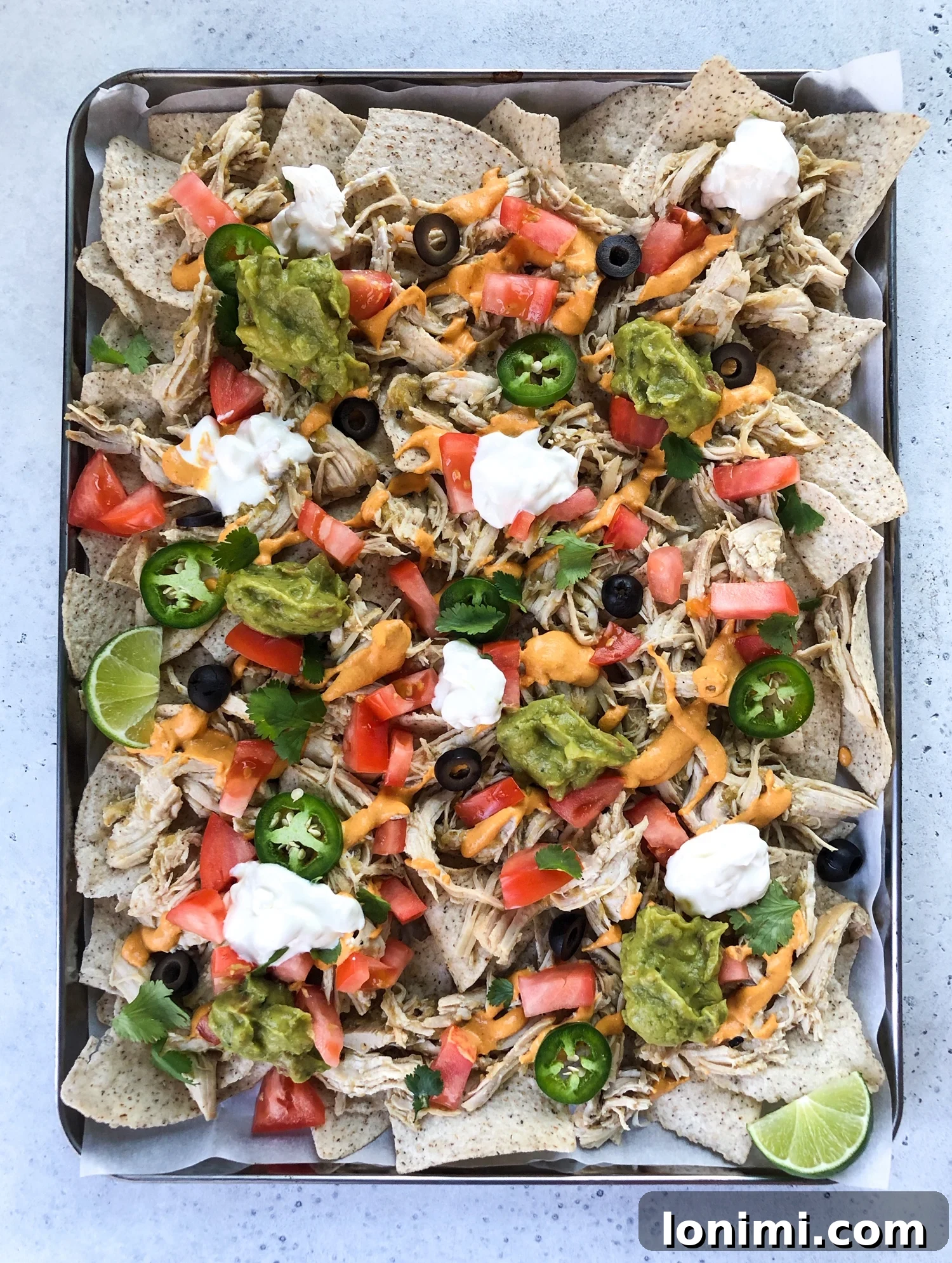 Close-up of Salsa Verde Chicken Bowl