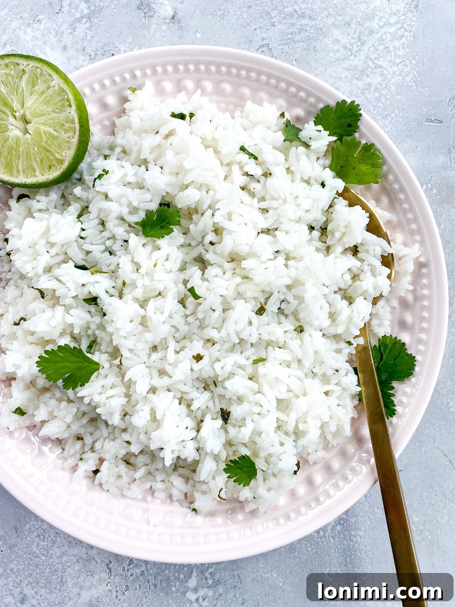 Zesty Coconut Lime Cilantro Cauliflower Rice 3 Coconut Cilantro Lime Rice