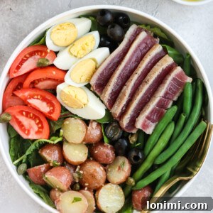 Elegant Whole30 Nicoise Salad with Champagne Vinaigrette 5 Whole30 Nicoise Salad