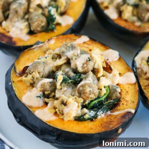 Breakfast Stuffed Acorn Squash