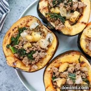 Harvest Stuffed Acorn Squash