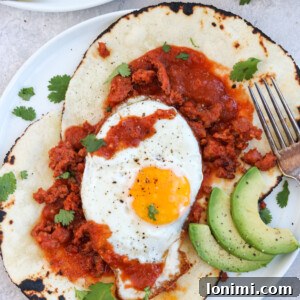 Paleo Chorizo Huevos Rancheros recipe image