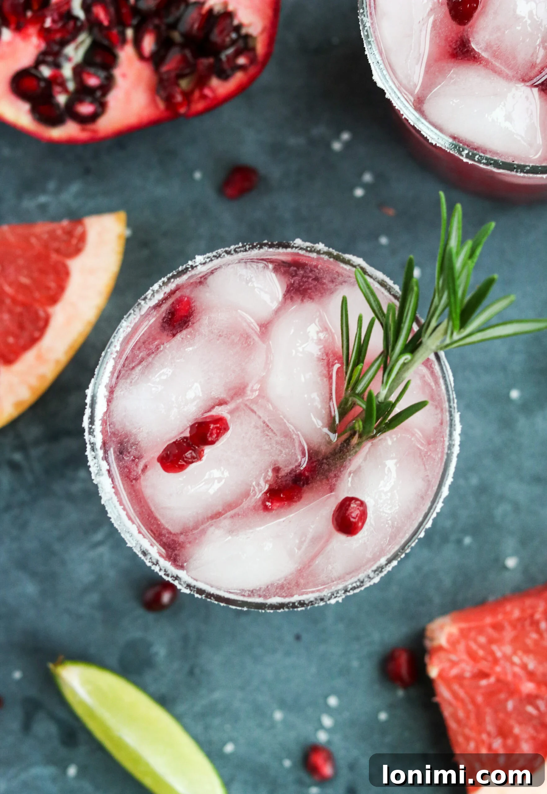 Ruby Red Paleo Palomas 3 pomegranate tequila cocktail