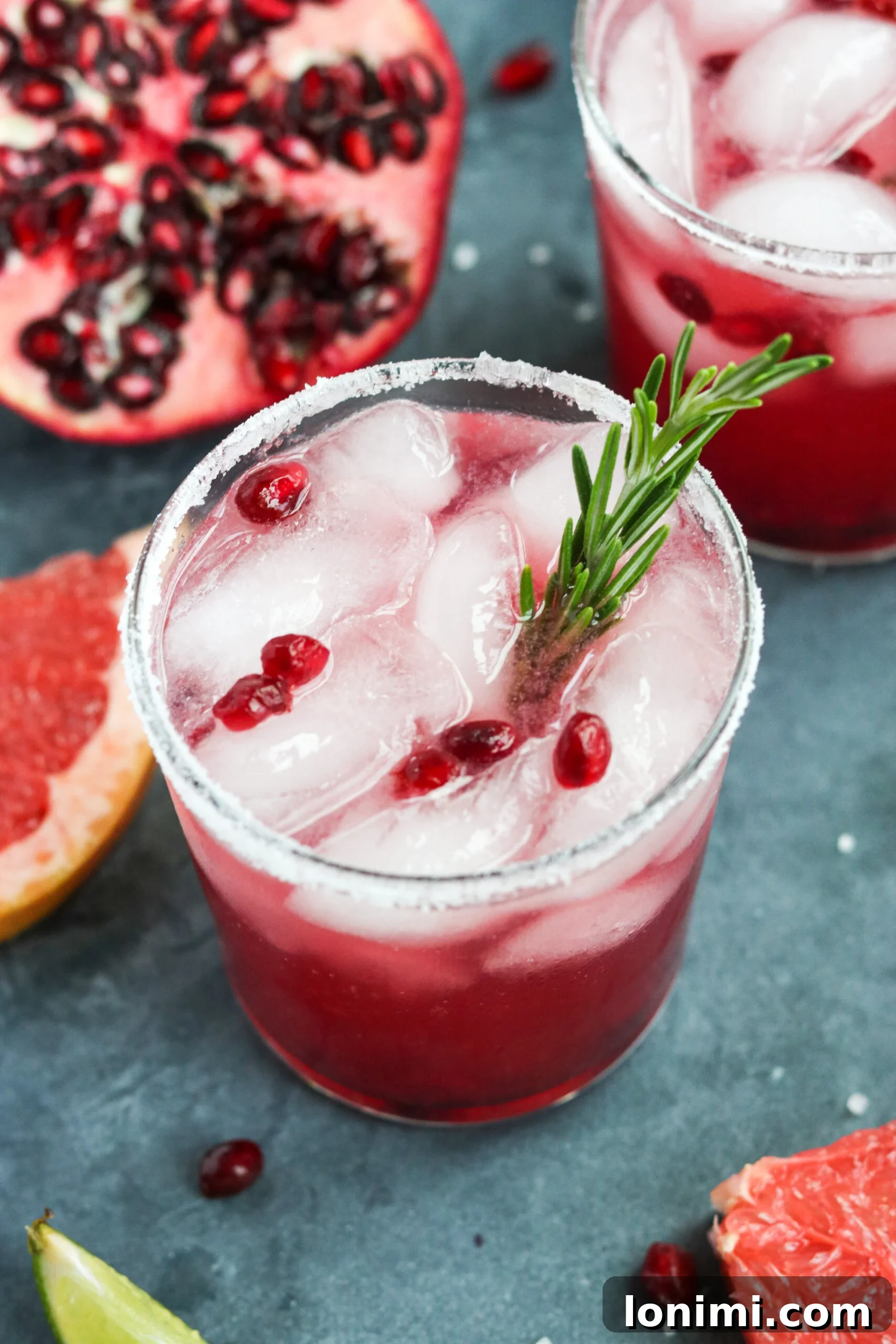 Ruby Red Paleo Palomas 5 pomegranate paloma