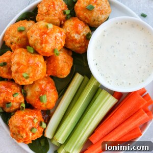 Delicious Whole30 Slow Cooker Buffalo Chicken Meatballs