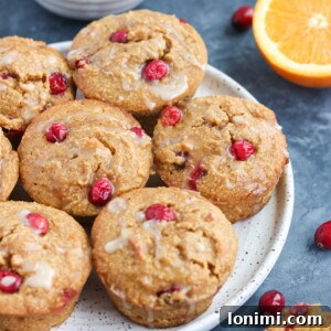 Paleo Orange Cranberry Muffins