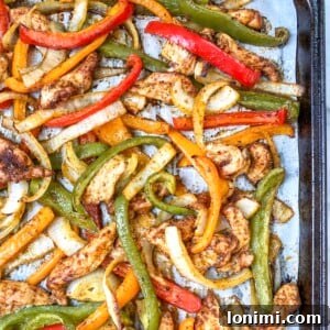 Sheet Pan Chicken Fajitas