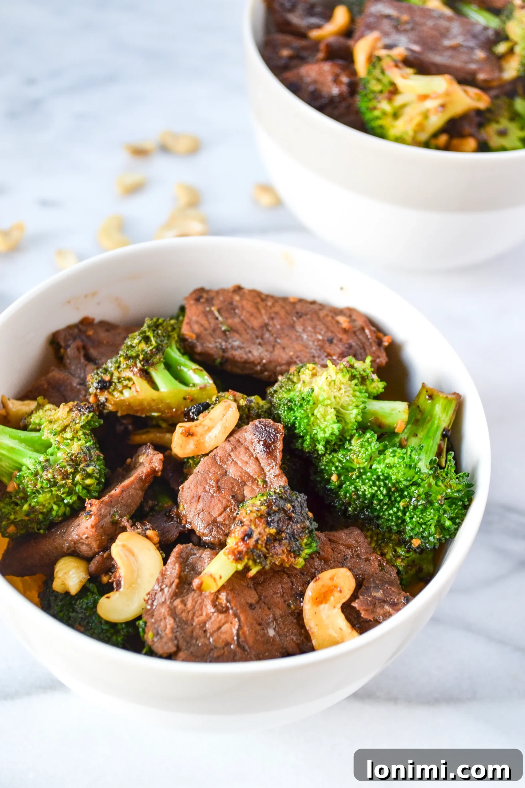 Delicious Beef and Broccoli Stir-Fry, perfectly capturing the vibrant colors and appealing texture of the dish.