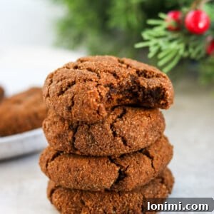 Delicious gluten-free gingersnaps on a wire rack.