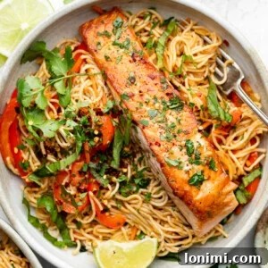 thai curry salmon ramen noodles