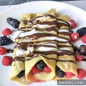 Grain Free Versatile Wraps 4 Grain-free crepes or tortillas stacked