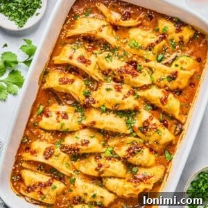 dumpling bake in a casserole dish