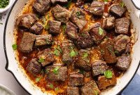 Effortless Garlic Butter Steak Bites for Stovetop or Air Fryer