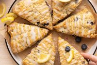Effortless Gluten Free Blueberry Lemonade Scones