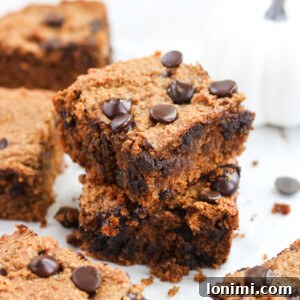 Easy Paleo Pumpkin Blondies