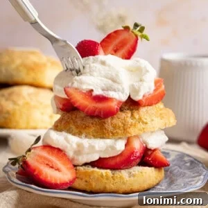 Gluten-Free Strawberry Shortcake with Homemade Biscuits Recipe 17 gluten free strawberry shortcake on a plate