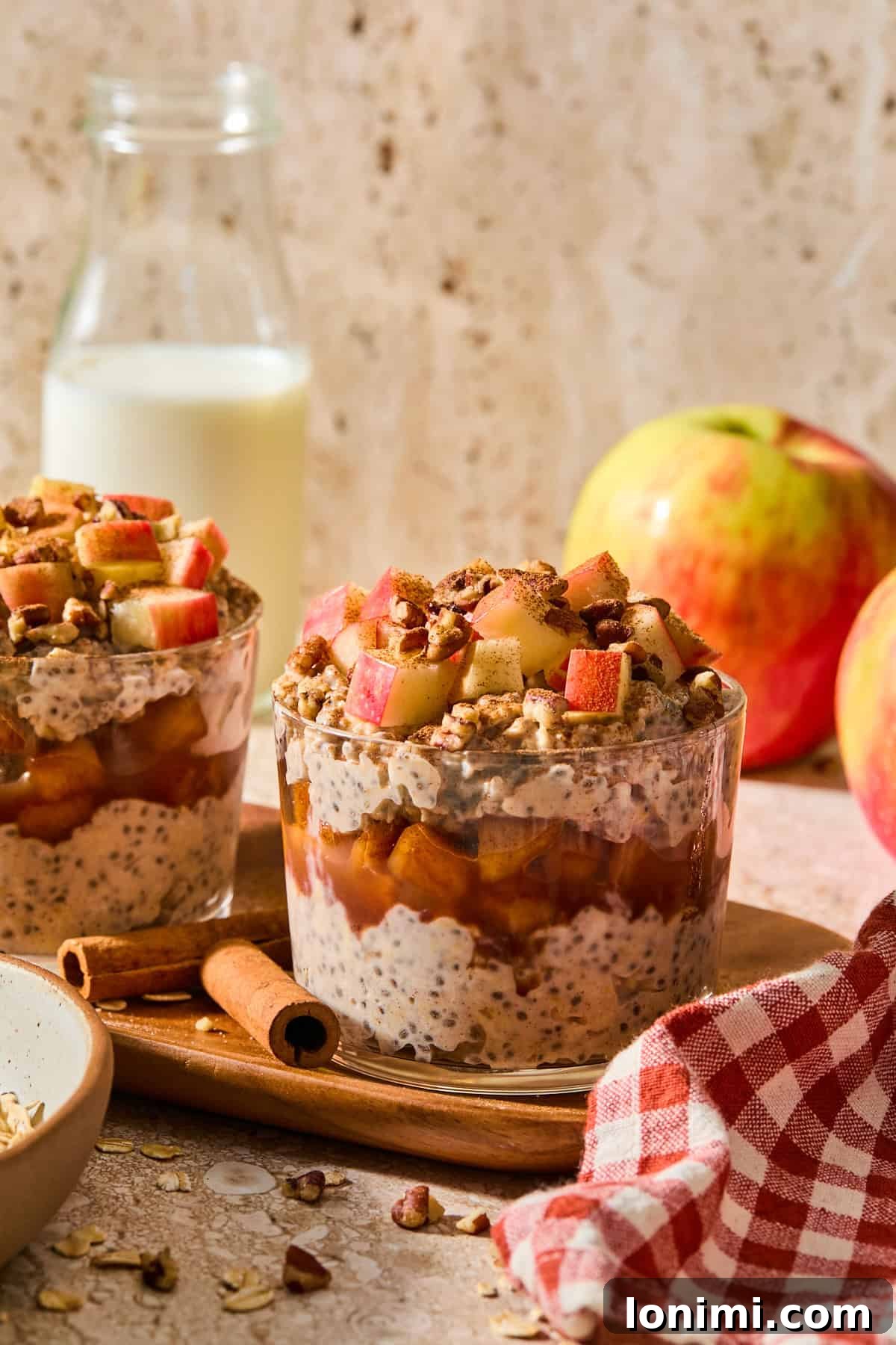 Apple Pie Protein Overnight Oats 7 img 29500 6
